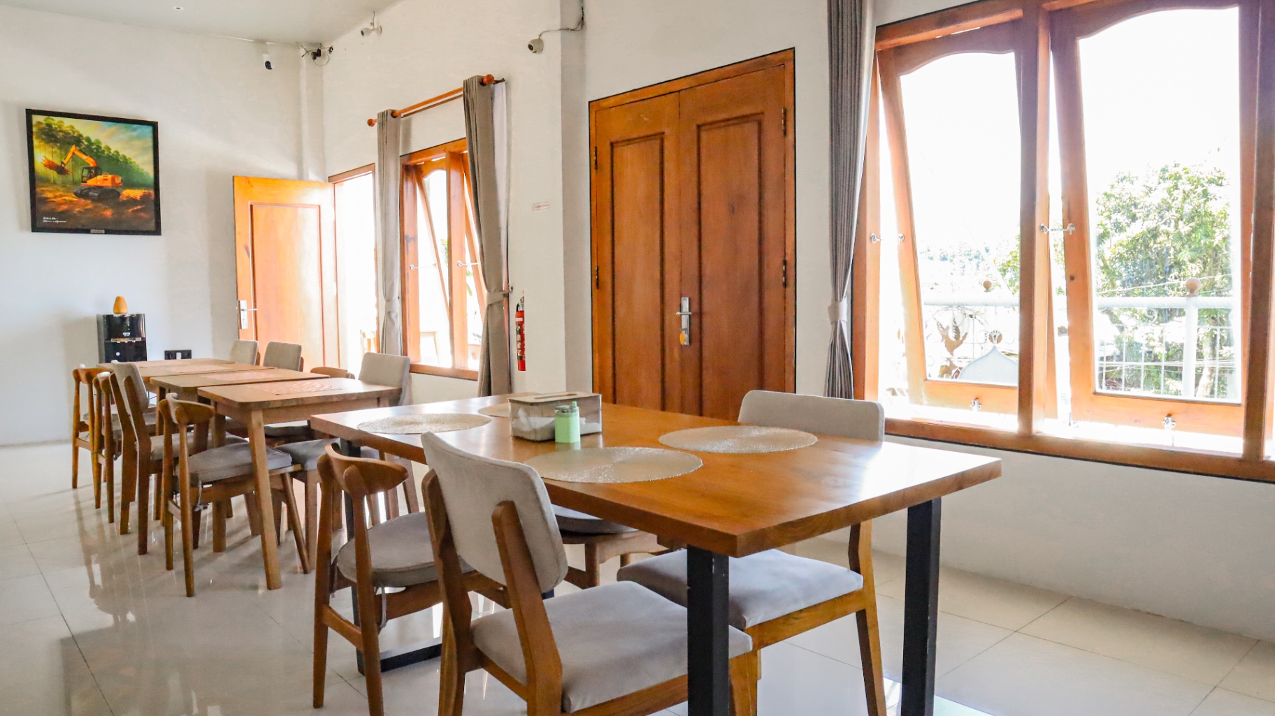 Dining room on the second floor